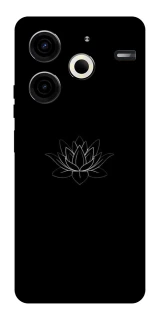 Чохол на TECNO Pova 6 Neo (LI6) Black Lotus фото 1 Чохол на TECNO Pova 6 Neo (LI6) Black Lotus фото 1 з 1