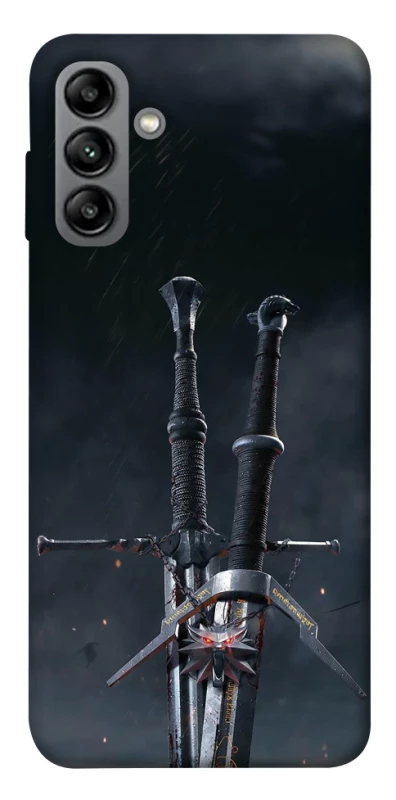 Чехол на Samsung Galaxy A04s Мечи Ведьмака фото 1 из 1