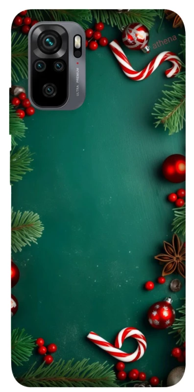 Чехол на Xiaomi Redmi Note 10 / Note 10s Новогодний v35 фото 1 из 1
