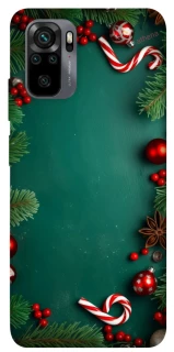 Чехол на Xiaomi Redmi Note 10 / Note 10s Новогодний v35 фото 1 из 1