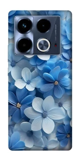 Чохол на Infinix Note 40 4G Сині квіти фото 1 з 1