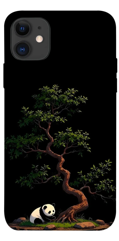 Чохол на Apple iPhone 11 (6.1") Panda and tree фото 1 з 1