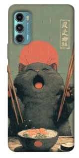 Чехол на Motorola Moto G60 Hungry Cat фото 1 из 1