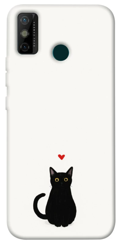 Чехол на TECNO Spark 6 Go cat in love фото 1 Чехол на TECNO Spark 6 Go cat in love фото 1 из 1