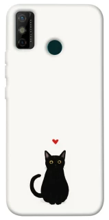 Чохол на TECNO Spark 6 Go cat in love фото 1 Чохол на TECNO Spark 6 Go cat in love фото 1 з 1