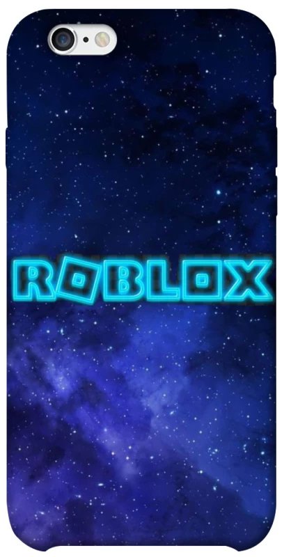 Чехол на Apple iPhone 6/6s (4.7") Roblox Space Logo Blue фото 1 из 1