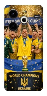 Чехол на TECNO Pova 6 Neo (LI6) UA-Football ver.5 фото 1 из 1