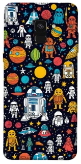 Чехол на Samsung A530 Galaxy A8 (2018) Star Wars background ver.2 фото 1 из 1