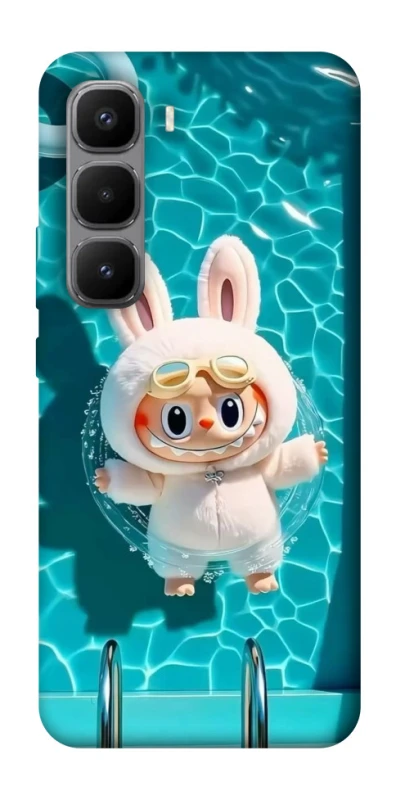 Чохол на Infinix Hot 60 Pro+ Labubu in the pool ver.2 фото 1 з 1