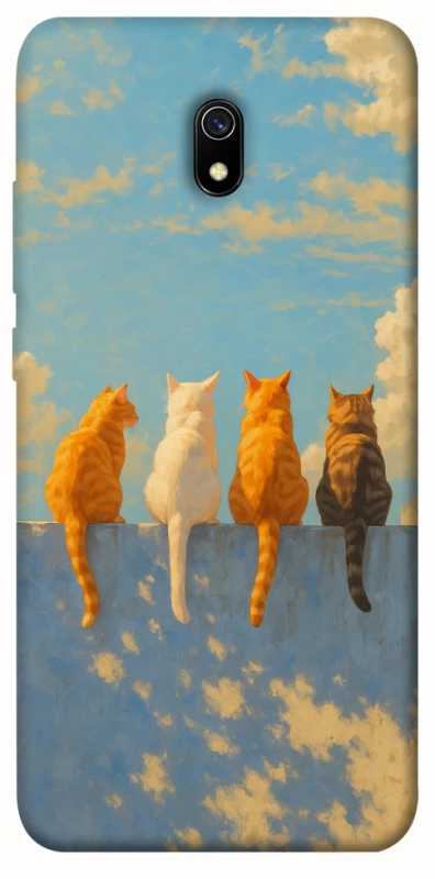 Чехол на Xiaomi Redmi 8a cats on wall фото 1 из 1