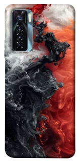 Чохол на TECNO Camon 17 Pro Black and Red фото 1 з 1