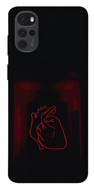 Чехол на Motorola Moto G22 Красное сердце фото 1 из 1