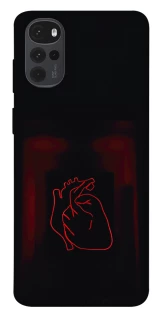 Чехол на Motorola Moto G22 Красное сердце фото 1 из 1