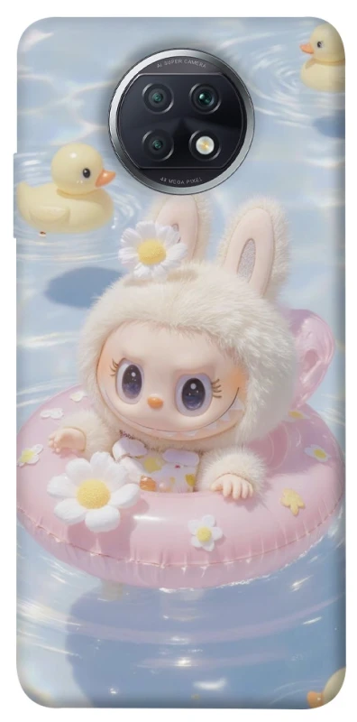 Чохол на Xiaomi Redmi Note 9 5G / Note 9T Labubu swimming фото 1 з 1