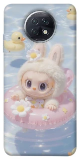 Чехол на Xiaomi Redmi Note 9 5G / Note 9T Labubu swimming фото 1 из 1