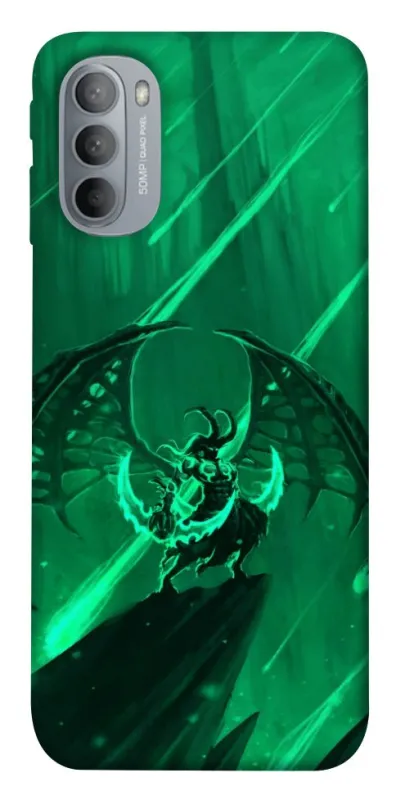Чехол на Motorola Moto G31 Warcraft Illidan фото 1 из 1