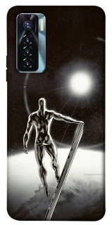 Чохол на TECNO Camon 17 Pro Срібний серфер фото 1 з 1