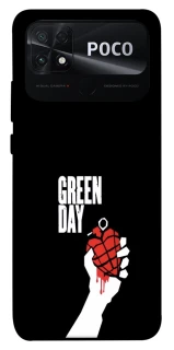 Чехол на Xiaomi Poco C40 Green Day logo фото 1 Чехол на Xiaomi Poco C40 Green Day logo фото 1 из 1