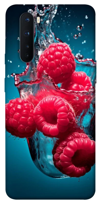 Чехол на OnePlus Nord Малинка в воде фото 1 из 1