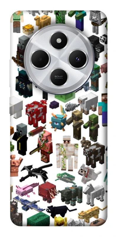 Чехол на Xiaomi Redmi 14C / Poco C75 Minecraft v4 фото 1 из 1