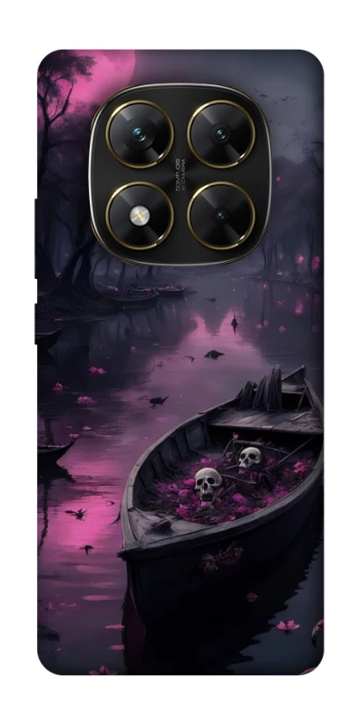 Чехол на Xiaomi Poco X7 Boat and flamingo фото 1 из 1