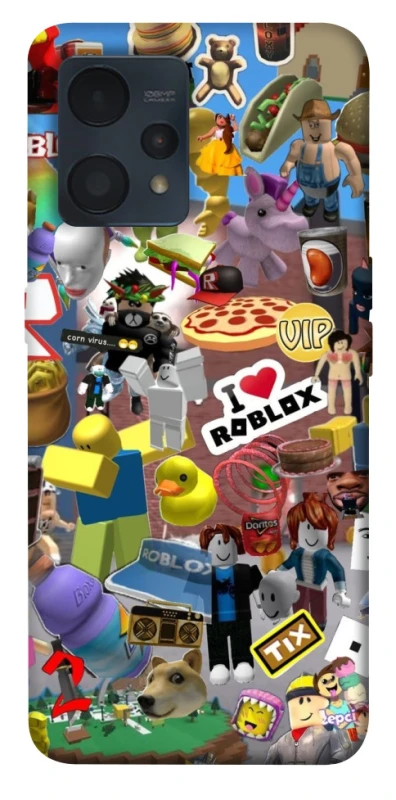Чохол на Realme 9 4G / 9 Pro+ Roblox collage ver.5 фото 1 з 1