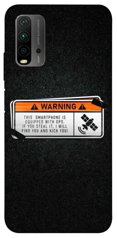 Чохол на Xiaomi Redmi 9T Warning фото 1 з 1