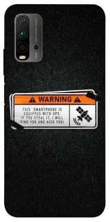 Чохол на Xiaomi Redmi 9T Warning фото 1 з 1