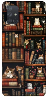 Чохол на Samsung Galaxy A71 Cats & Books фото 1 з 1