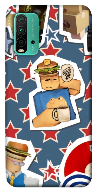 Чохол на Xiaomi Redmi Note 9 4G / Redmi 9 Power Roblox v2 фото 1 з 1