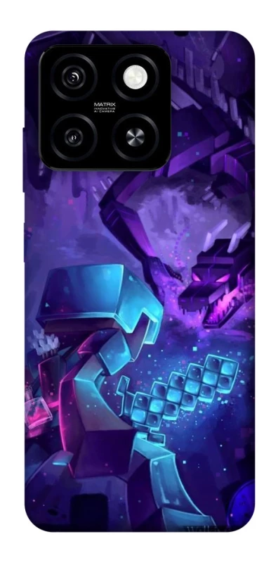 Чохол на ZTE Blade A55 4G Minecraft dragon фото 1 з 1