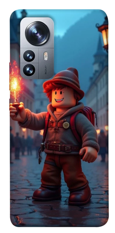 Чохол на Xiaomi 12 / 12X Roblox Fire Logo Blue Flames фото 1 з 1