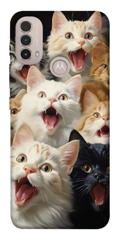Чохол на Motorola Moto E40 Коти фото 1 з 1