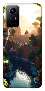 Чехол на Xiaomi Redmi Note 12S Minecraft sunset фото 1 из 1