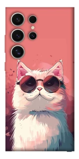 Чехол на Samsung Galaxy S25 Ultra Сat with glasses фото 1 из 1