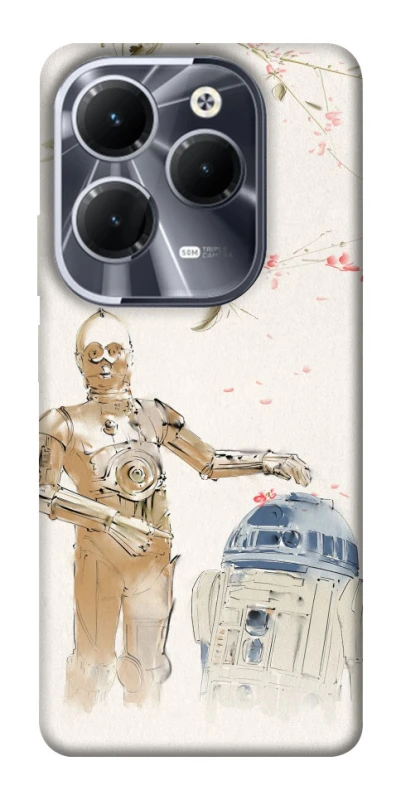 Чохол на Infinix Hot 40 Star Wars robots фото 1 з 1