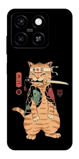 Чохол на ZTE Blade A55 4G Кіт-самурай фото 1 з 1