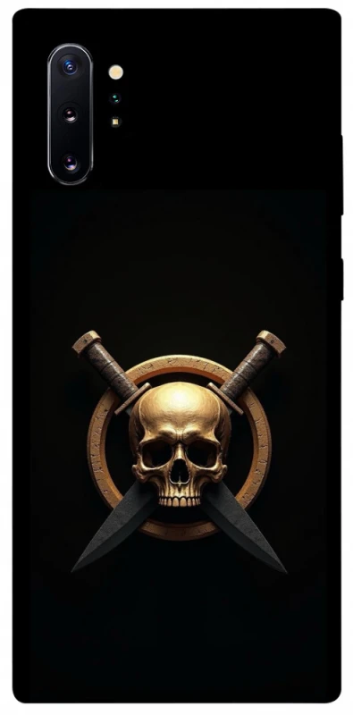 Чохол на Samsung Galaxy Note 10 Plus Golden Skull фото 1 з 1