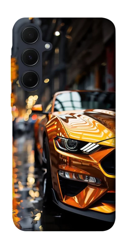 Чохол на Samsung Galaxy A35 Golden sports car фото 1 з 1