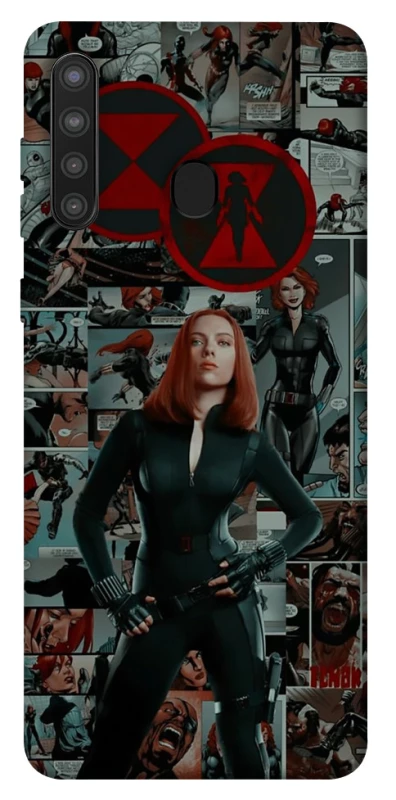 Чохол на Samsung Galaxy A21 Black Widow фото 1 з 1