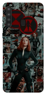 Чохол на Samsung Galaxy A21 Black Widow фото 1 з 1