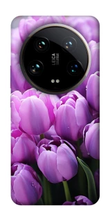 Чехол на Xiaomi 14 Ultra Фиолетовые тюльпаны фото 1 из 1