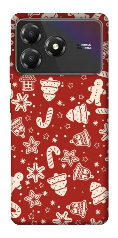 Чохол на ZTE Blade A36 Новорічний v3 фото 1 з 1