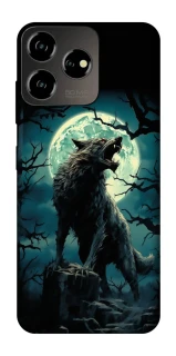 Чехол на ZTE Blade V50 Design 4G Волк под луной фото 1 из 1