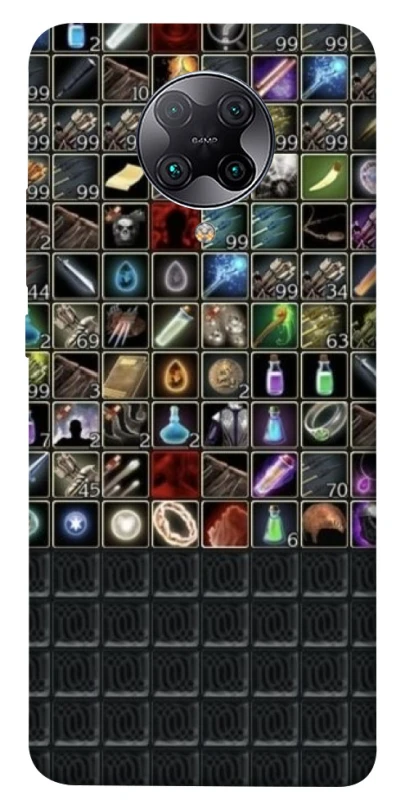 Чохол на Xiaomi Redmi K30 Pro / Poco F2 Pro Inventory menu ver.2 фото 1 з 1