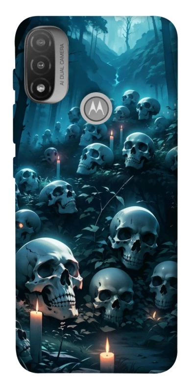 Чохол на Motorola Moto E20 Skulls v3 фото 1 з 1