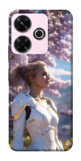 Чехол на Xiaomi Redmi 13 4G Cyber space girl ver.1 фото 1 из 1