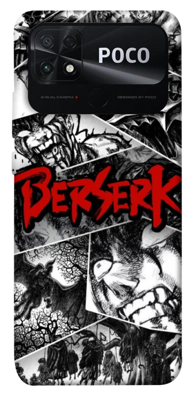 Чохол на Xiaomi Poco C40 Berserk collage ver.2 фото 1 з 1