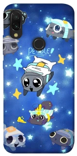 Чехол на Xiaomi Redmi 7 Pebble kitten stars фото 1 из 1