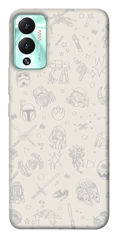 Чохол на Infinix Hot 12 Play Star Wars background ver.1 фото 1 з 1